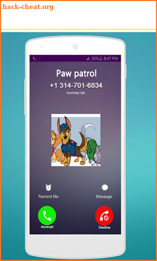 Chat With Paw Puppy patrol Game: Doggy Games screenshot