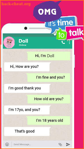 Chat With Surprise Dolls lol For Kids Prank screenshot