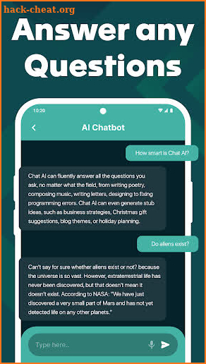 ChatAI: AI Chatbot App screenshot