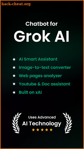 Chatbot for Grok AI screenshot