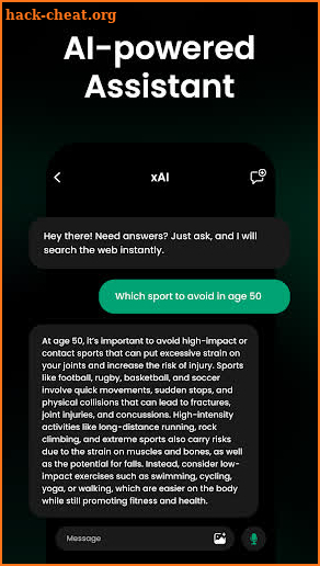 Chatbot for Grok AI screenshot