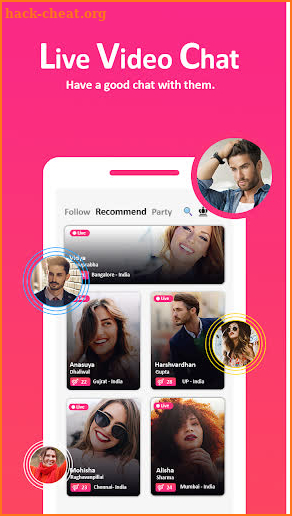 ChatPlus Live Talk - Random Video Call with Girls screenshot