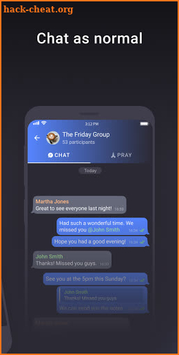 Chatpray: Pray & Chat together screenshot