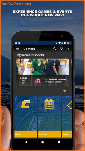 Chattanooga Mocs Athletics screenshot