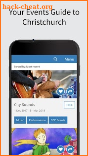 Chch Events screenshot