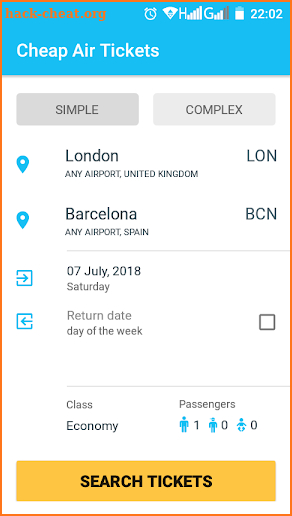 Cheap Air Tickets screenshot