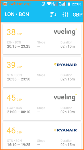 Cheap Air Tickets screenshot