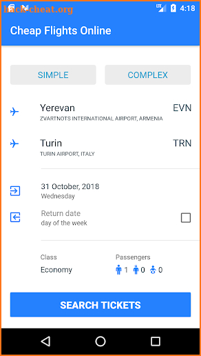 Cheap Flights Online screenshot