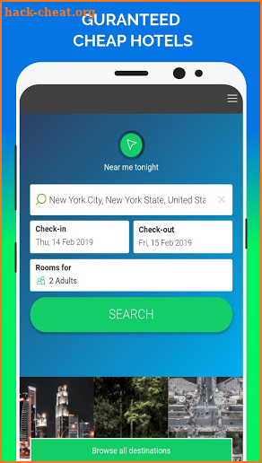 Cheap Hotel Booking App screenshot