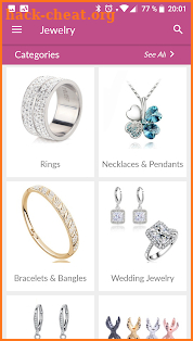 Cheap jewelry online shopping app screenshot