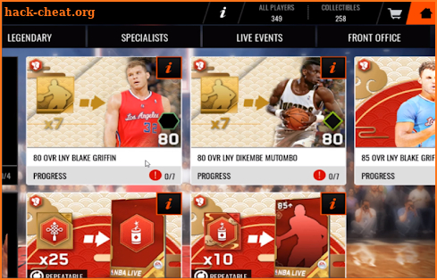 Cheat; NBA LIVE Mobile Basketball Full Series screenshot