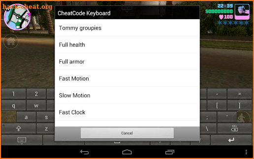 CheatCode Keyboard screenshot