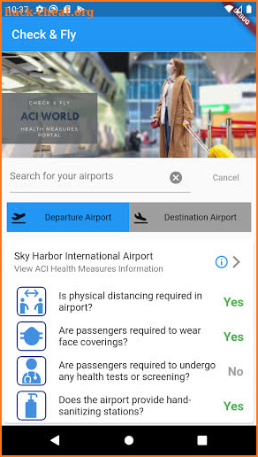 Check & Fly screenshot