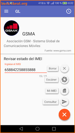 Check IMEI screenshot