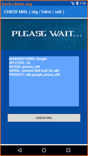 CHECK MHL ( Otg / Hdmi / Usb ) screenshot