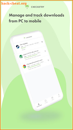 Checketry: File and Download Manager screenshot
