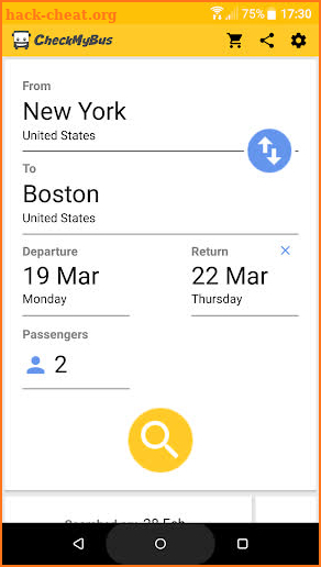 CheckMyBus – Compare and find cheap bus tickets screenshot