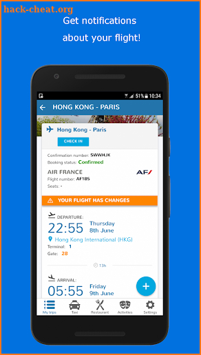 CheckMyTrip screenshot