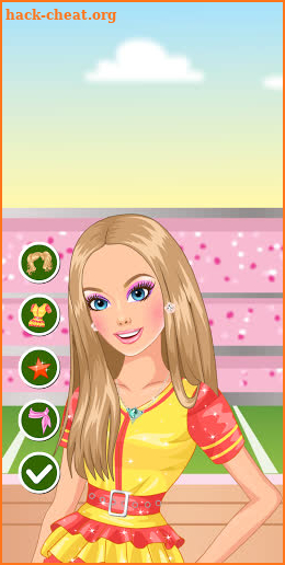 Cheerleader Dress Up Game screenshot