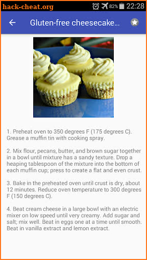 Cheesecake recipes for free app offline with photo screenshot