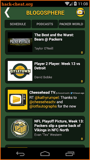 Cheesehead TV screenshot