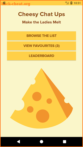 Cheesy Chat Ups screenshot