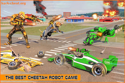 Cheetah Robot Car Transformation Formula Car Robot screenshot