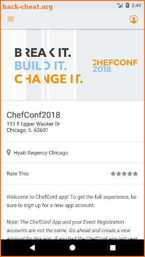 ChefConf 2018 Official App screenshot