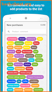 ChefList - shopping list for all family screenshot