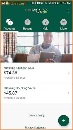 Chem Bank Biz Mobile screenshot