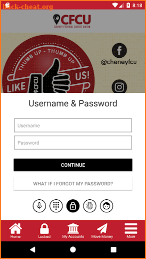 Cheney Federal Credit Union screenshot