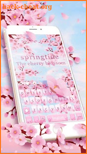 Cherry Blossoms Keyboard screenshot