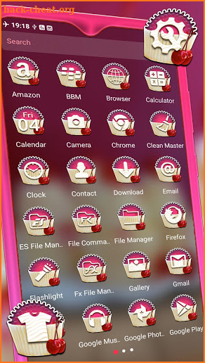 Cherry Cupcakes Theme screenshot