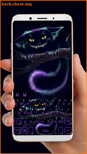 Cheshire Monster Cat Keyboard Theme screenshot