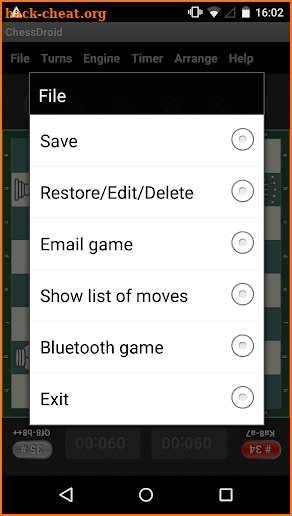 ChessDroid (chess game, Chess960 included) screenshot
