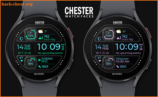 Chester Big inform watch face screenshot