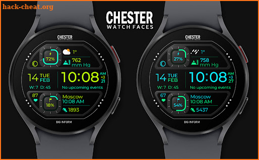 Chester Big inform watch face screenshot