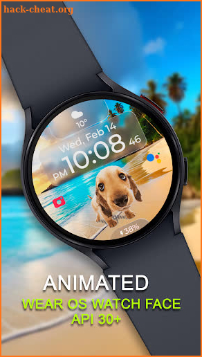 Chester Cute dog watch face screenshot