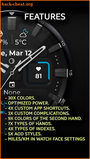 Chester Cybersport watch face screenshot