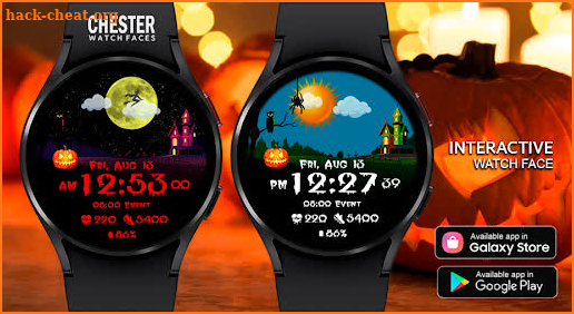 Chester HALLOWEEN watch face screenshot