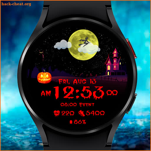 Chester HALLOWEEN watch face screenshot