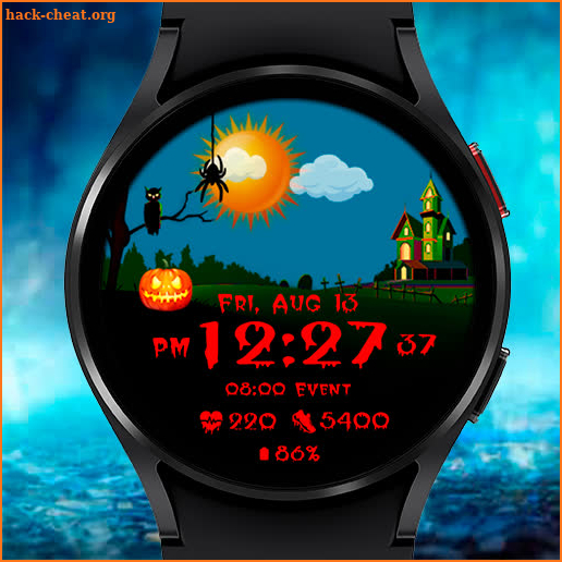 Chester HALLOWEEN watch face screenshot