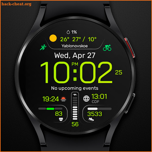 Chester Hybrid watch face screenshot