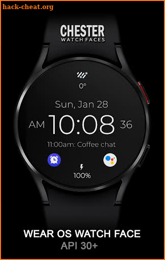 Chester Minimal watch face screenshot