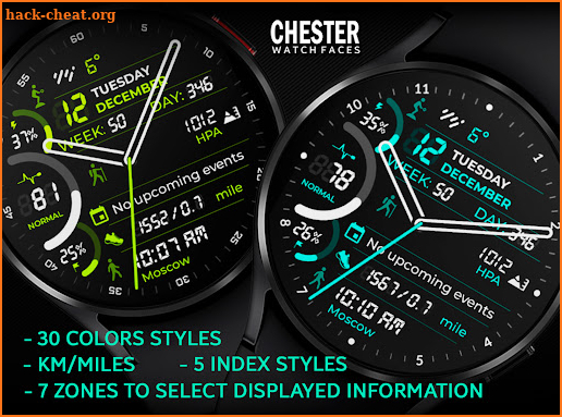 Chester Neo Analog watch face screenshot