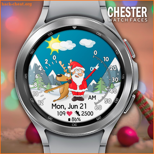 Chester Santa Claus watch face screenshot