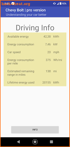 Chevy Bolt monitor pro screenshot