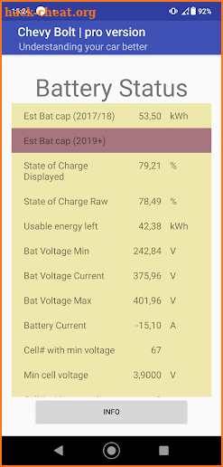 Chevy Bolt monitor pro screenshot