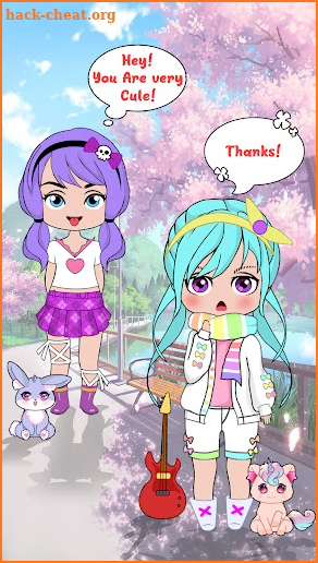 Chibi Dolls Dress Up Girl Game screenshot