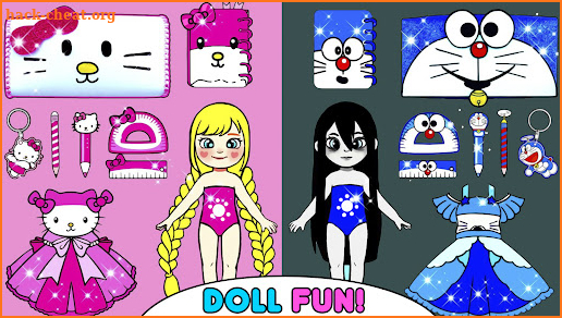 Chibi Dolls Dress Up Makeover screenshot